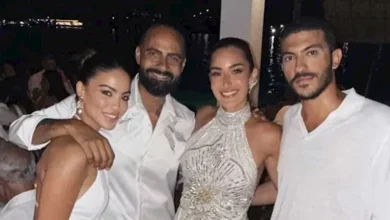صورة أمينة خليل تقيم حفل زفاف جديد باليونان (صورة)