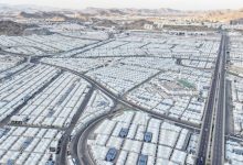 صورة مشعر منى يرتدي أجمل الحلل لاستقبال الحجاج  أخبار السعودية