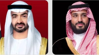 صورة ولي العهد يتلقى اتصالاً هاتفياً من رئيس الإمارات هنأه فيه بعيد الأضحى  أخبار السعودية