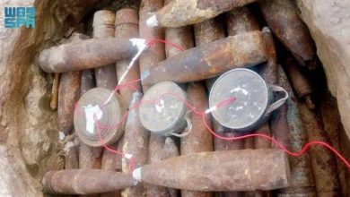 صورة «مسام» ينزع (1,139) لغماً في الأراضي اليمنية خلال أسبوع  أخبار السعودية