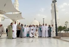 صورة مسجد القبلتين يلفت الأنظار بتصميمه الهندسي  أخبار السعودية