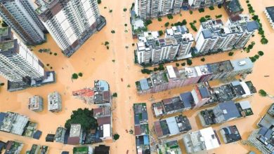 صورة بسبب الفيضانات.. إجلاء 80 ألف شخص من جنوب غرب الصين  أخبار السعودية