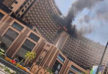 صورة كارثة في بغداد.. حريق يلتهم «قلب العالم» بعد شهرين من افتتاحه  أخبار السعودية