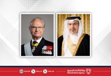 صورة سمو ولي العهد رئيس مجلس الوزراء يهنئ ملك السويد بذكرى اليوم الوطني