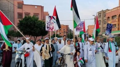 صورة هيئة مغربية تنظم النسخة الرابعة من مبادرة “عيدنا فلسطيني” تشمل ارتداء الكوفية ورفع علم فلسطين