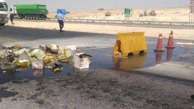صورة | الأمن العام: إرباك مروري بمنطقة أبو علندا في عمّان بسبب تسرب زيوت من إحدى المركبات