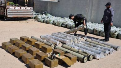 صورة | سوريا: إحباط تهريب شحنة أسلحة من ريف حمص إلى لبنان