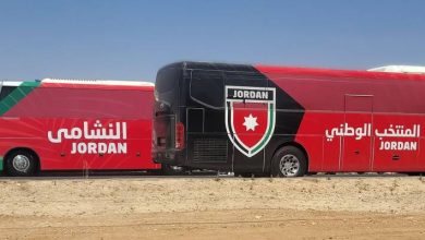 صورة | استعدادات لاستقبال مهيب وحافل لمنتخب نشامى الأردن