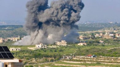 صورة | شهيدان في غارة لطيران الاحتلال على جنوب لبنان