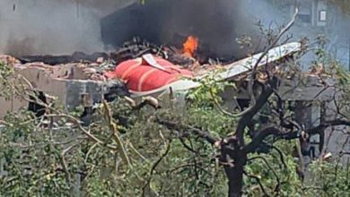 صورة | تحطم طائرة هندية على متنها 242 شخصًا كانت متجهة إلى لندن