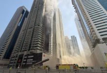 صورة | إخماد حريق ضخم في برج سكني مكوَّن من 67 طابقًا في دبي.. صور وفيديو