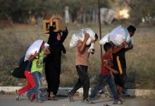 صورة | سلطات الاحتلال تقرر وقف إدخال المساعدات إلى غزة
