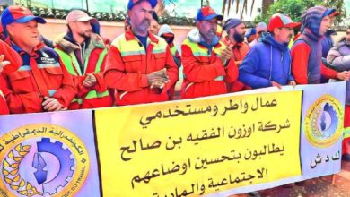 صورة عمال النظافة بالفقيه بن صالح يشتكون تأخر الأجور قبيل عيد الأضحى