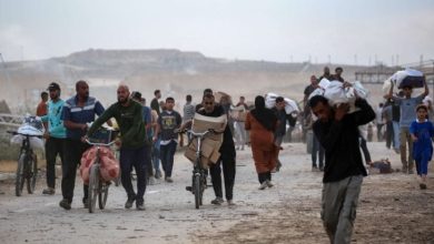 صورة عشرات الشهداء والجرحى في قصف إسرائيلي مكثف على خان يونس والنصيرات وجباليا