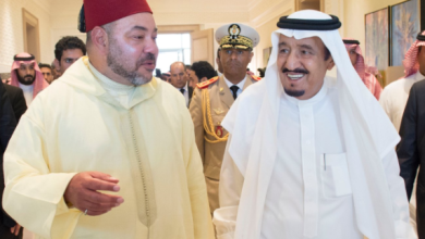 صورة الملك يتوصل ببرقية تهنئة من خادم الحرمين الشريفين وولي عهده السعودي بمناسبة عيد الأضحى 