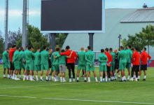 صورة المنتخب المغربي يواصل تحضيراته بمركب محمد السادس استعدادا لمواجهة تونس