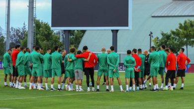 صورة المنتخب المغربي يواصل تحضيراته بمركب محمد السادس استعدادا لمواجهة تونس