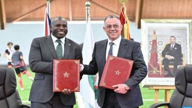 صورة توقيع مذكرة تفاهم بين المغرب وبريطانيا لدعم تنظيم مونديال 2030