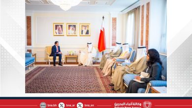 صورة وزير الخارجية يستقبل سفير الولايات المتحدة المكسيكية لدى مملكة البحرين بمناسبة انتهاء فترة عمله