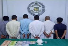 صورة ضبط 6 أشخاص بمحافظة الليث لترويجهم 7,084 قرصًا مخدرًا و4 كيلوجرامات من الحشيش