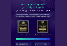 صورة “هيئة الطيران المدني” تحصد جائزتين ذهبيتين لفئة أفضل وأفضل مركز اتصال وخدمة عملاء