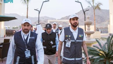 صورة وزير الحج والعمرة يتفقد المشاعر المقدسة ويطّلع على جاهزية مشعر عرفات