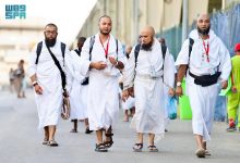 صورة درجات الحرارة تتجاوز 43 مئوية في المشاعر المقدسة والرطوبة تصل إلى 70%