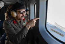 صورة جوًا.. مدير الأمن العام أثناء يتابع تصعيد ضيوف الرحمن إلى مشعر عرفات
