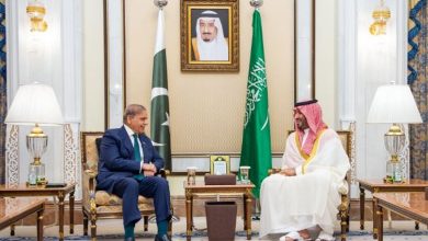 صورة ولي العهد يستقبل رئيس الوزراء الباكستاني ويستعرضان العلاقات التاريخية وآفاق التعاون الثنائي