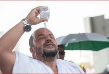 صورة الاستعدادات حدت من الإصابة بضربات الشمس بين الحجاج