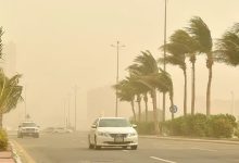 صورة رياح شديدة السرعة على محافظتي الليث وبحرة