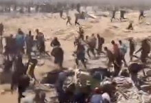 صورة جيش الاحتلال يطلق النار على مدنيين أثناء الحصول على المساعدات في غزة