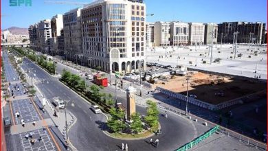 صورة استكمال تهيئة خمس طرق محورية ومسارات آمنة لتعزيز الهوية البصرية في محيط المسجد النبوي
