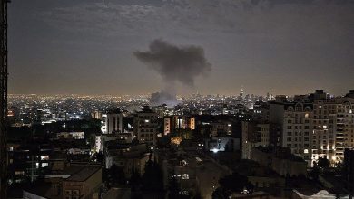 صورة دوي انفجارات جديدة في شمال غرب إيران