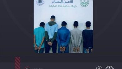 صورة شرطة مكة المكرمة تقبض على 5 أشخاص لسرقتهم كيابل كهربائية من مبانٍ تحت الإنشاء