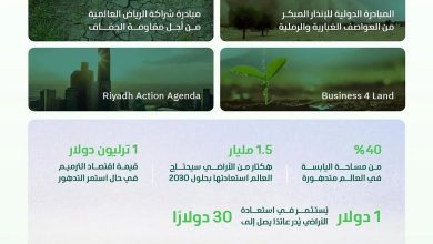صورة المملكة تشارك العالم الاحتفاء باليوم العالمي لمكافحة التصحر والجفاف بإعادة تأهيل 313 ألف هكتار وحماية 18.1% من مناطقها البرية