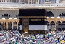 صورة “شؤون بالحرمين” تدعو إلى تجنب التدافع عند صحن المطاف