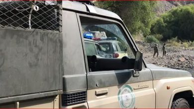 صورة القبض على مخالف لنظام أمن الحدود لتهريبه 46 كيلو جرامًا من القات بعسير