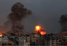 صورة استشهاد ستة فلسطينيين في قصف الاحتلال الإسرائيلي على قطاع غزة