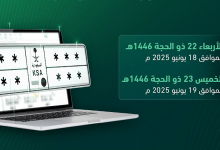 صورة «المرور»: طرح مزاد اللوحات الإلكتروني غدًا الأربعاء