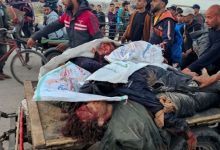صورة الأورومتوسطي: مسلحو الشركة الأمريكية أطلقوا قنابل الغاز تجاه الفلسطينيين بالتزامن مع الاستهداف الإسرائيلي