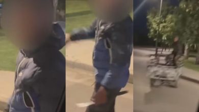 صورة توقيف المتورط الرئيسي في الاعتداء على سيارة نقل العمال بطنجة