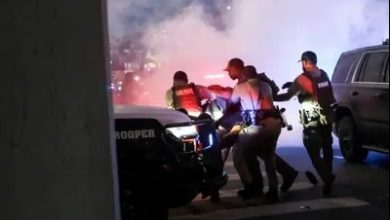 صورة فوضى واحتجاجات عنيفة في لوس أنجلوس: اعتقال 200 متظاهر وفرض حظر تجول ليلي