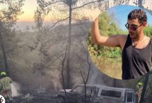 صورة جندي إسرائيلي شارك في حرب غزة ولبنان يحرق نفسه داخل سيارته