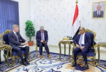 صورة رئيس الوزراء يجدد للمبعوث الدولي التزامات الحكومة اليمنية بخصوص السلام .. تفاصيل لقاء بن بريك بغروندبرغ
