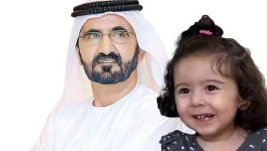 صورة محمد بن راشد يتكفّل بعلاج الطفلة السورية «يقين» من مرض جيني نادر