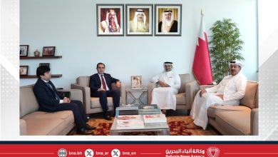 صورة وزير الصناعة والتجارة يستقبل سفير جمهورية طاجيكستان المعين لدى مملكة البحرين والمقيم في الرياض