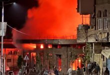 صورة حصيلة جديدة بضحايا قصف الحوثيين محطة وقود في تعز والحرائق انتشرت إلى أماكن أخرى وخلفت أضراراً كبيرة