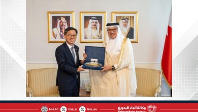 صورة وزير الخارجية يستقبل سفير جمهورية كوريا لدى مملكة البحرين بمناسبة انتهاء فترة عمله