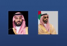 صورة ولي العهد السعودي يستقبل طحنون بن زايد